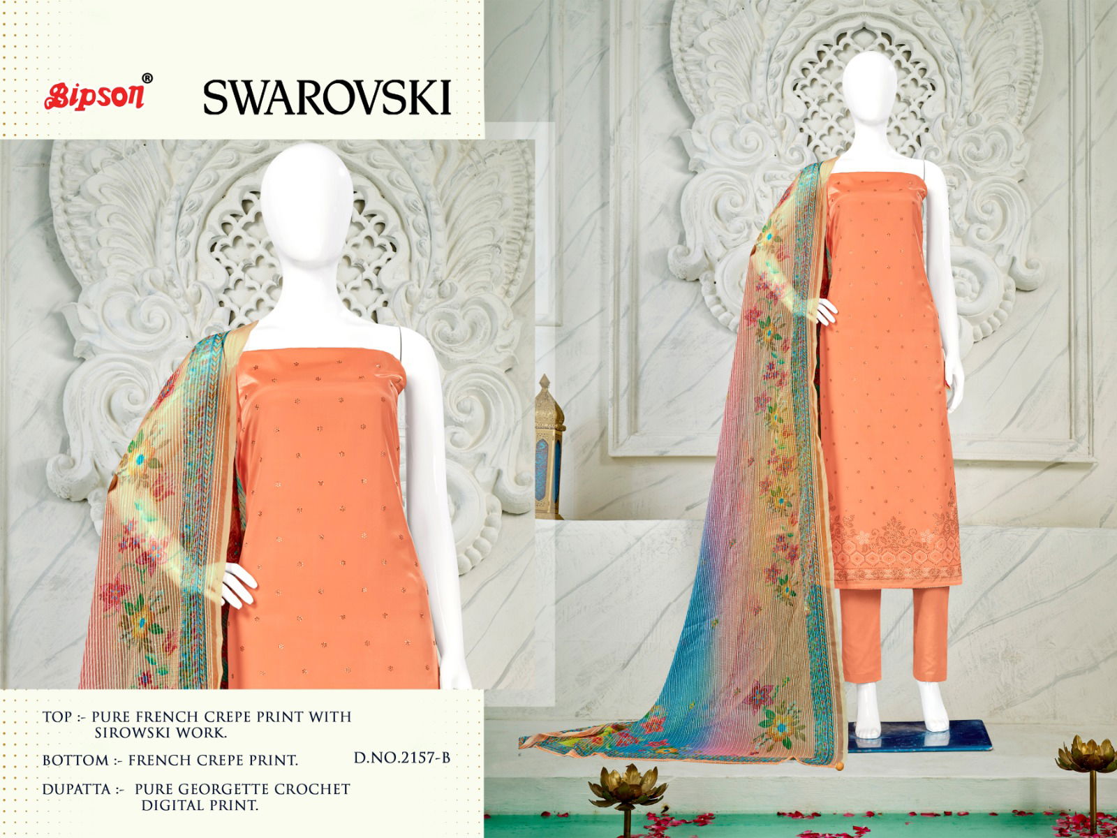 Swarovski 2157 By Bipson Designer Salwar Suit Catalog